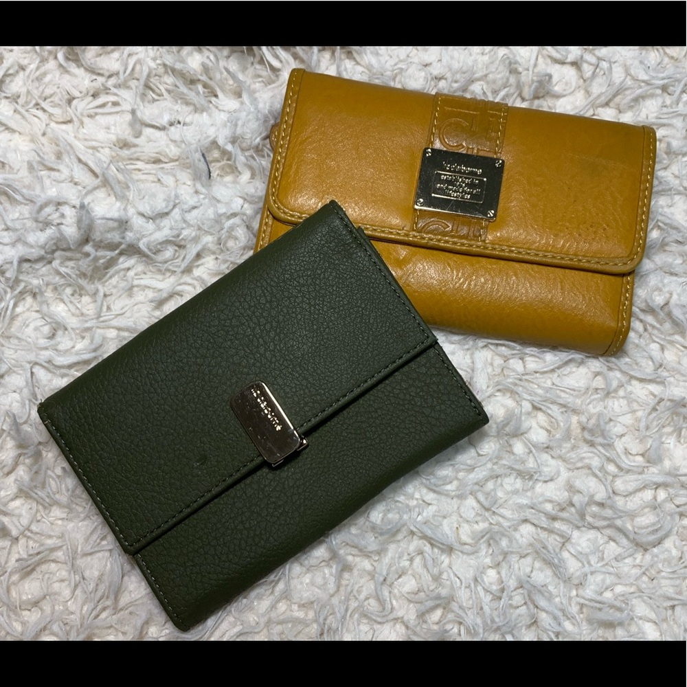 Lot of 2 Fall Colored Liz Claiborne Wallets